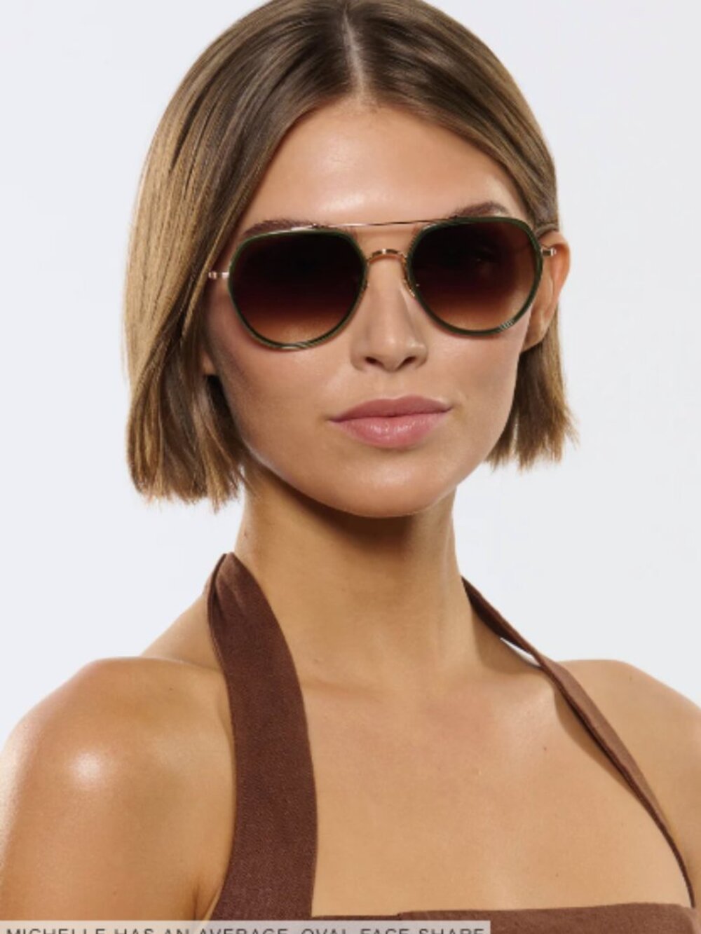 NWT Krewe BAKER | 24K Titanium + Crystal Polarized